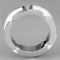 Eternity Rings 3W967 Stainless Steel Ring with Ceramic in White