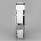 Eternity Rings 3W967 Stainless Steel Ring with Ceramic in White
