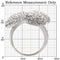 Fashion Rings 0W145 Rhodium Brass Ring with AAA Grade CZ