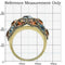 Fashion Rings 0W234 Antique Copper Brass Ring with Top Grade Crystal