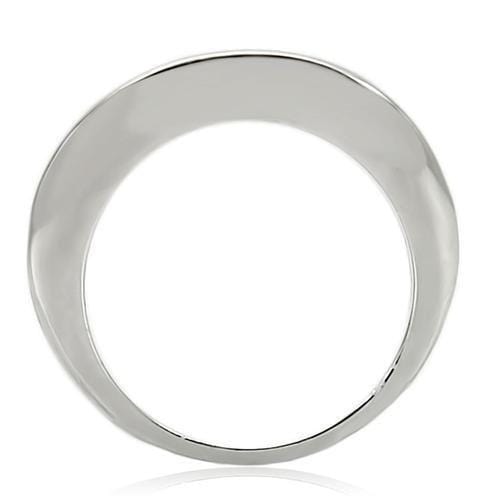 Fashion Rings 0W242 Rhodium + Ruthenium Brass Ring with AAA Grade CZ