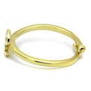 Gold Band Ring LO3996 Flash Gold Brass Ring