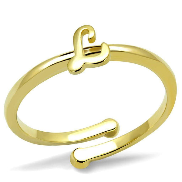 Gold Band Ring LO3998 Flash Gold Brass Ring