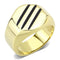 Gold Band Ring TK3598 Gold - Stainless Steel Ring