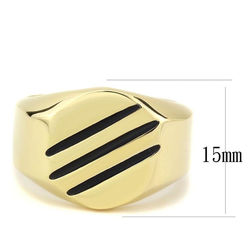 Gold Band Ring TK3598 Gold - Stainless Steel Ring