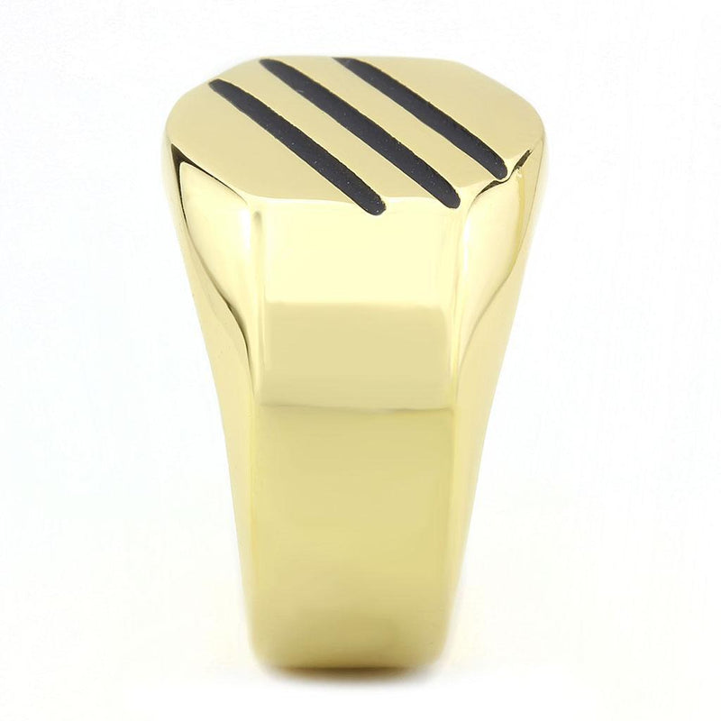 Gold Band Ring TK3598 Gold - Stainless Steel Ring