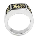 Gold Band Ring TK3622 Two-Tone Gold - Stainless Steel Ring