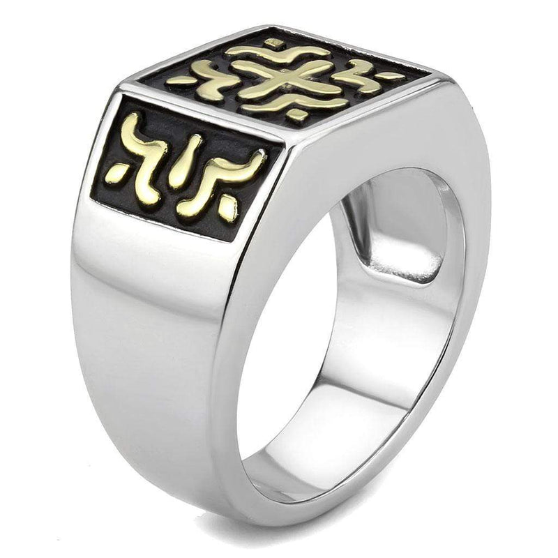 Gold Band Ring TK3622 Two-Tone Gold - Stainless Steel Ring