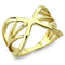 Gold Band Ring TK3624 Gold - Stainless Steel Ring