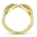 Gold Band Ring TK3624 Gold - Stainless Steel Ring