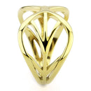 Gold Band Ring TK3624 Gold - Stainless Steel Ring