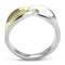 Gold Band Ring TK3630 Two-Tone Gold - Stainless Steel Ring