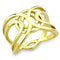 Gold Band Ring TK3639 Gold - Stainless Steel Ring