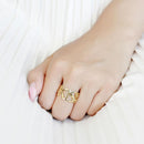 Gold Band Ring TK3640 Gold - Stainless Steel Ring