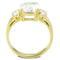 Gold Band Ring TK3674 Gold - Stainless Steel Ring with AAA Grade CZ