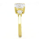 Gold Band Ring TK3674 Gold - Stainless Steel Ring with AAA Grade CZ