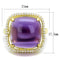 Gold Engagement Rings TS392 Gold 925 Sterling Silver Ring with Synthetic