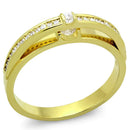 Gold Engagement Rings TS403 Gold 925 Sterling Silver Ring with CZ