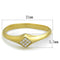 Gold Engagement Rings TS406 Gold 925 Sterling Silver Ring with CZ