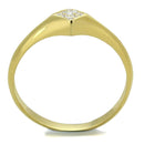 Gold Engagement Rings TS406 Gold 925 Sterling Silver Ring with CZ
