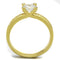 Gold Engagement Rings TS474 Gold 925 Sterling Silver Ring with CZ