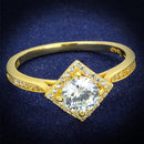 Gold Engagement Rings TS500 Gold 925 Sterling Silver Ring with CZ