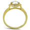 Gold Engagement Rings TS500 Gold 925 Sterling Silver Ring with CZ