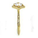 Gold Engagement Rings TS500 Gold 925 Sterling Silver Ring with CZ