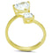 Gold Engagement Rings TS555 Gold 925 Sterling Silver Ring with CZ