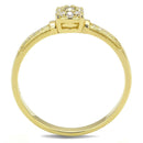 Gold Engagement Rings TS597 Gold 925 Sterling Silver Ring with CZ