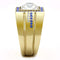 Silver Jewelry Rings Gold Nugget Ring TK3269 Gold - Stainless Steel Ring with Top Grade Crystal Alamode Fashion Jewelry Outlet
