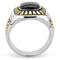 Silver Jewelry Rings Gold Nugget Ring TK3294 Two-Tone Gold - Stainless Steel Ring with Synthetic Alamode Fashion Jewelry Outlet