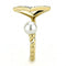 Silver Jewelry Rings Gold Nugget Ring TK3523 Gold - Stainless Steel Ring with Synthetic Alamode Fashion Jewelry Outlet