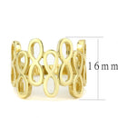 Silver Jewelry Rings Gold Nugget Ring TK3569 Gold - Stainless Steel Ring Alamode Fashion Jewelry Outlet