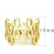 Silver Jewelry Rings Gold Nugget Ring TK3569 Gold - Stainless Steel Ring Alamode Fashion Jewelry Outlet