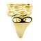 Gold Nugget Ring TK3569 Gold - Stainless Steel Ring