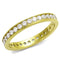 Gold Pinky Ring TK2343G Gold - Stainless Steel Ring with AAA Grade CZ