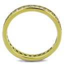 Gold Pinky Ring TK2343G Gold - Stainless Steel Ring with AAA Grade CZ