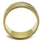 Gold Pinky Ring TK2375 Two-Tone Gold - Stainless Steel Ring with Epoxy