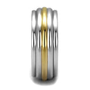 Gold Pinky Ring TK2390 Two-Tone Gold - Stainless Steel Ring