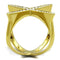 Gold Pinky Ring TK2497 Gold - Stainless Steel Ring with Top Grade Crystal