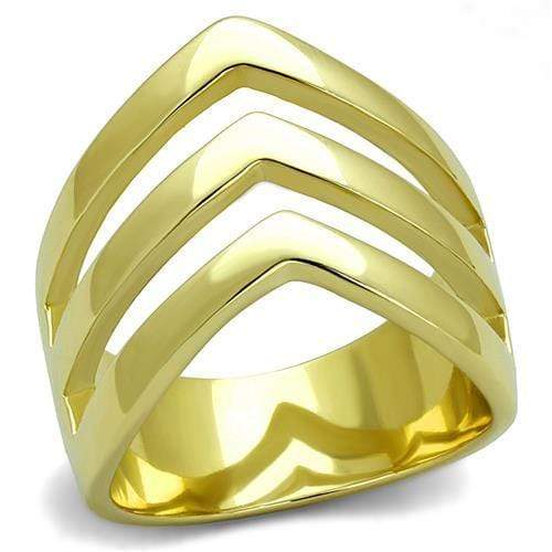 Gold Pinky Ring TK2733 Gold - Stainless Steel Ring