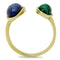 Gold Pinky Ring TK2906 Gold - Stainless Steel Ring with Precious Stone