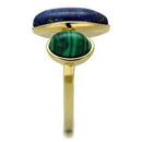 Gold Pinky Ring TK2906 Gold - Stainless Steel Ring with Precious Stone