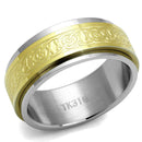 Gold Pinky Ring TK2939 Two-Tone Gold - Stainless Steel Ring