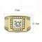 Gold Promise Rings TK3079 Gold - Stainless Steel Ring with AAA Grade CZ