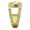 Gold Promise Rings TK3079 Gold - Stainless Steel Ring with AAA Grade CZ