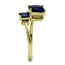 Gold Promise Rings TK3110 Gold - Stainless Steel Ring with Synthetic