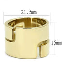 Gold Promise Rings TK3118 Gold - Stainless Steel Ring