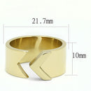 Gold Promise Rings TK3120 Gold - Stainless Steel Ring